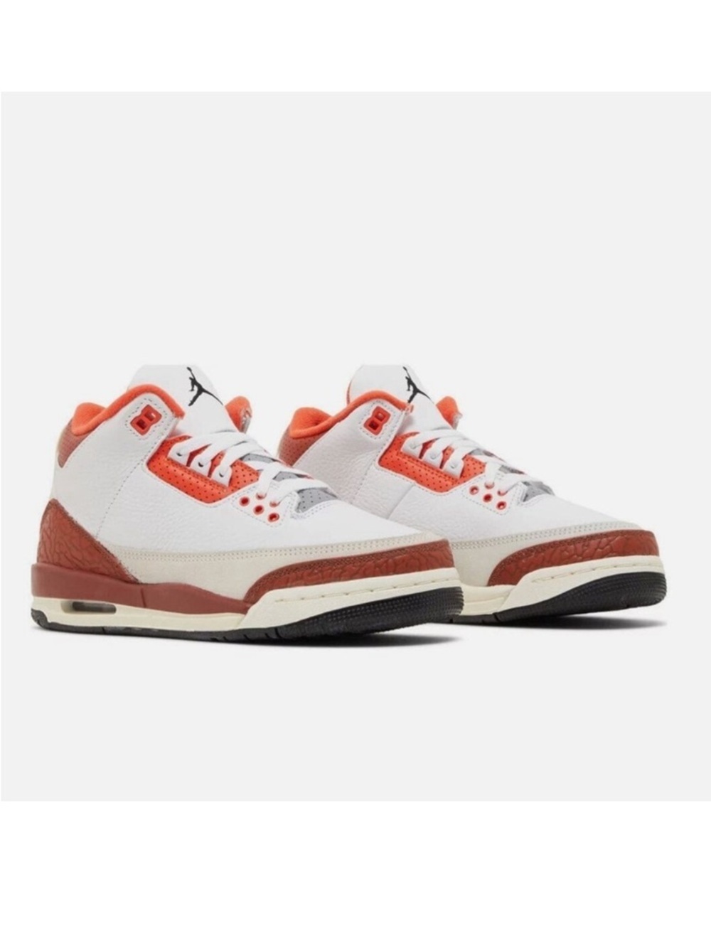 Nike Air Jordan 3 Retro SE Dunk on Mars (GS) DV7028-108 White/Orange SZ 7Y